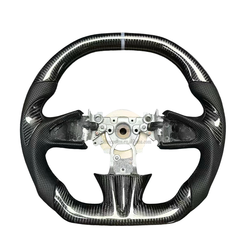 white stitching+carbon fiber+perforated leather