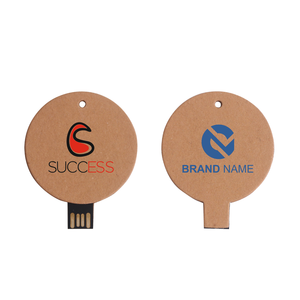 耐用简约大方USB 2.0接口再生纸材料u盘环保木质公司礼品新款 - Product Image 3