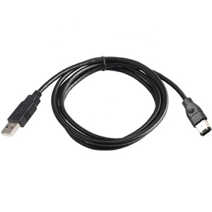 IEEE 1394 6针公到USB 2.0公适配器聚氯乙烯护套火线电缆转换器，用于数码相机、电脑和DVD播放器 - Product Image 6