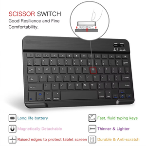 Multi-language USB 78 <strong>Keys</strong> Slim Thin Optical Arabic Wireless Laptop Office Teclado Home Business <strong>Computer</strong> <strong>Keyboard</strong> and Mouse Set - Product Image 6