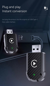 <span class=keywords><strong>Android</strong></span> Auto 2-in-1 đa phương tiện xe hơi streaming Ai Xe phương tiện truyền thông hộp 2 trong 1 không dây mini USB Carplay Dongle Adapter - Product Image 3