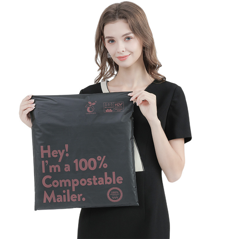 Totalmente biodegradable negro y rosa 25*355