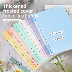 Cuaderno de hojas sueltas tamaño A4 A5 B5 con logotipo personalizado con cubierta de PP, 60 hojas, organizador encuadernado en espiral, diario, cuaderno de PP impreso - Product Image 1