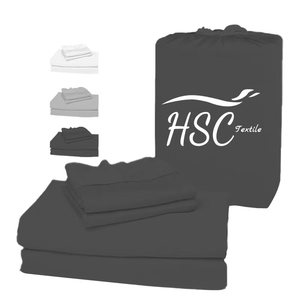 Solid Color Bedding Set 100% Polyester Elastic Fitted <strong>Sheet</strong> Only (Pillowcase Not Included) - Product Image 6