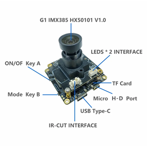 Módulo de cámara HD de 2MP IMX385 1080P 60FPS, Unidad de gran apertura, cámara USB gratuita, módulo de cámara de visión nocturna Starlight con WDR - Product Image 6