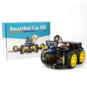 RoboWiz Project Smart <span class=keywords><strong>Robot</strong></span> <span class=keywords><strong>Car</strong></span> Kit V3.0 Plus Lernspiel zeug Smart <span class=keywords><strong>Car</strong></span> für Kinder TUTORIAL Kompatibel mit <span class=keywords><strong>Arduino</strong></span> IDE