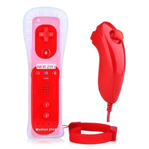 สินค้ามาใหม่ nunchunk ควบคุมเกมแบบ2 in 1สำหรับ Wii U คอนโซลวิดีโอเกมรีโมทคอนโทรลควบคุมแบบไร้สายจอยสติ๊กสำหรับ Wii - Product Image 4