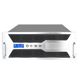 19 pollici industriale <span class=keywords><strong>Computer</strong></span> Server telaio <span class=keywords><strong>Display</strong></span> <span class=keywords><strong>LCD</strong></span> supporto ridondante PSU 4u Rackmount Server Case con 550mm di profondità