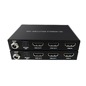 HDMI2.0 <strong>Splitter</strong> 1X2 4K@60HZ with HDR Do-lby Vision Audio Scaler <strong>Output</strong> EDID Management