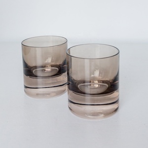 El yapımı Modern stil 300ml renkli kayalar cam viski gözlük gri duman tasarımı partiler için özelleştirilebilir Logo ile - Product Image 2