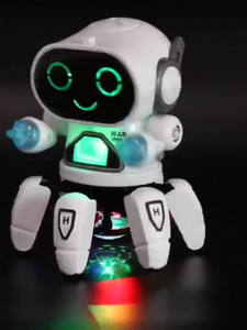 電動ダンスロボット少年玩具子供用DIY教育用プラスチックシャーシキット付き電池式 - Product Image 2