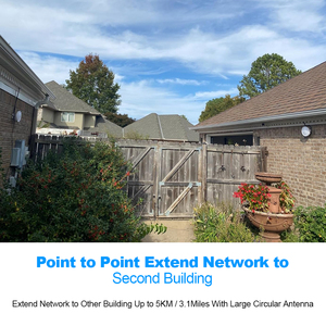5GHz Outdoor Wifi Extender Access Point Cpe 24V POE Power 5KM Long Range Point to Point <strong>Wireless</strong> Bridge for Expand <strong>Network</strong> Data - Product Image 2