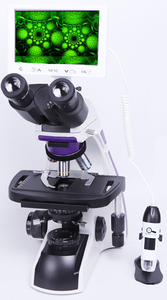 流行数字学生光学显微镜视频儿童学校三眼生物显微镜带液晶显示屏 - Product Image 2