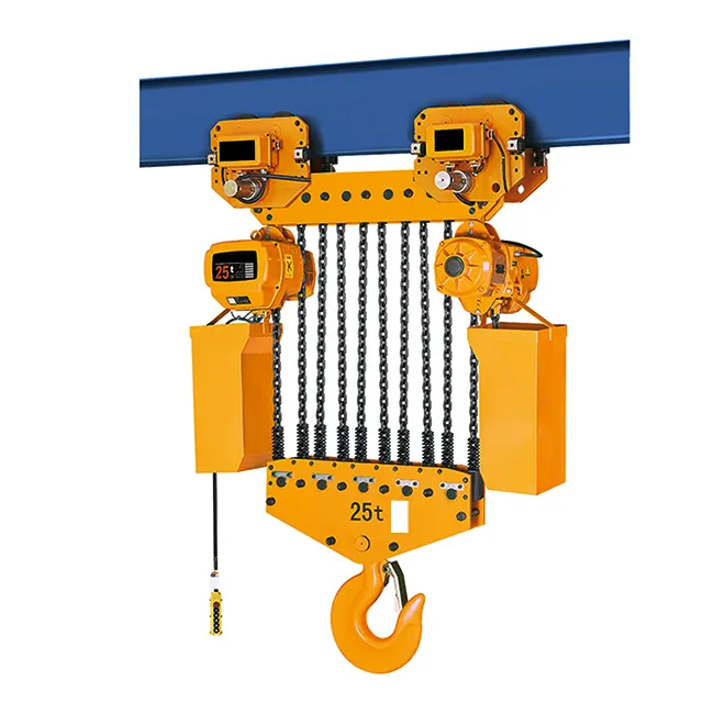 Elevador de cadena eléctrico de cable de maquinaria de elevación de alta eficiencia 5ton