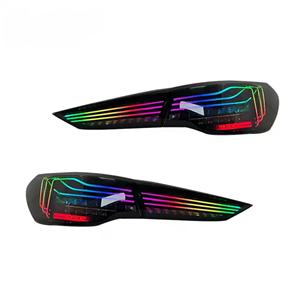 ไฟท้ายไฟท้ายรถสำหรับ BMW M4 G82 G22ไฟท้ายรถ2021-2024ไฟท้าย CSL RGB สไตล์ RGB สำหรับ BMW 4 Series ไฟท้าย G22 LED - Product Image 1