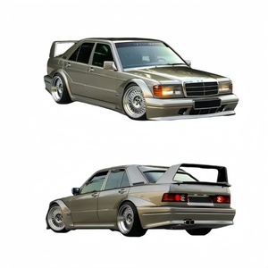 Adatto per il Mercedes-Benz classe C 190E W201 per la modifica e l'aggiornamento con pacchetto a corpo largo EVO2 grande Kit avvolgente - Product Image 4