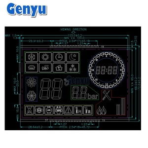 カスタマイズされたサイズVAブラックスクリーンPINコネクトHt1621COBカラーセグメントLCDディスプレイモジュール - Product Image 6