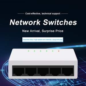 5-Port-KuWFi-Desktop-Switch RJ45-Switches Netzwerk weiß 1GB Mini-Indoor-100-Mbit/s-Netzwerk-Switch für IP-Kamera - Product Image 3