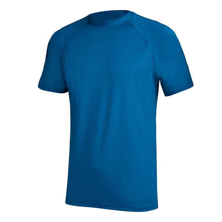 Camiseta de natación de manga corta para hombre, protector solar, talla 6T