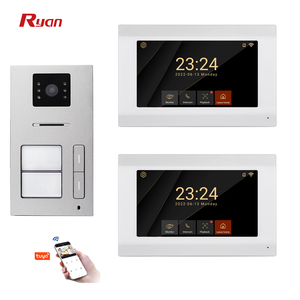 New 1080P Smart Wifi Video Door Phone <strong>2</strong> <strong>Wire</strong> Connection Apartment Video Door Entry <strong>Intercom</strong> <strong>System</strong> TUYA APP Two <strong>Way</strong> Door Phone - Product Image 1