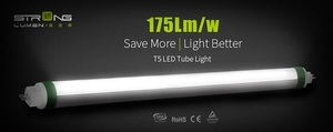 อลูมิเนียม160lm/W พร้อมฝาครอบ PC ของบัลลาสต์ชนิด B LED T5บายพาสพร้อมอินพุตไฟสองด้านแทนที่หลอดฟลูออเรสเซนต์ T5 54W - Product Image 5