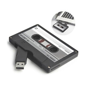 USB de fábrica al por mayor de encargo de alta velocidad Cassette forma de cinta USB 2,0 Memory Stick Usb Flash Thumb Drive con logotipo - Product Image 1