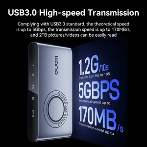 LLano 5合1读卡器USB 3.0高速传输连接器适配器支持微型SDXC/SDHC/MMC/MS Pro Duo - Product Image 2
