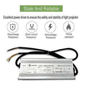 DC电源系统12V 24V 36V 48v变压器发光二极管驱动输入100V 220V 240V 150W输出6.25A 4.16A 3.1A电源IP65 IP67