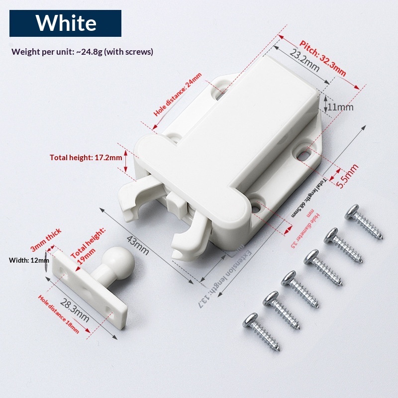 Rebond de scarabée ABS - Blanc