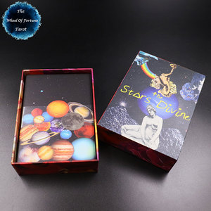 Özel baskılı kağıt Tarot kartları kitap