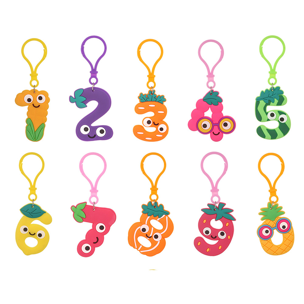 Digital Key chain (10 in a pack, plastic)