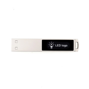 แฟลชไดรฟ์ USB 3.0โลโก้เรืองแสงกำหนดเองเมกะไบต์/วินาที100ความเร็ว8G 16G 32G พร้อมที่หนีบหนังสือเมมโมรี่สติ๊กหลากสี - Product Image 3