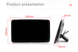 Universal 13.3 Polegada Android 9.0 8 Núcleo 1080p Monitor Encosto de Cabeça Do Carro Tela Traseira para Audi/ Bmw/mercedes Benz/tesla/Hyundai/lex