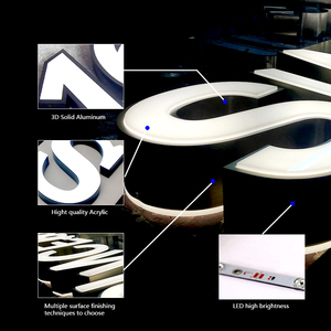 Mới đến một hình dạng biển quảng cáo trong nhà quảng cáo cong biển quảng cáo Màn hình tình yêu dấu hiệu ánh sáng dẫn lối ra dấu hiệu - Product Image 4