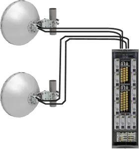 RTN980 RTN980L Ip mikrodalga kablosuz uzun menzilli İletim açık kapalı bölünmüş tipi telekomünikasyon donatmak Optix RTN - Product Image 2