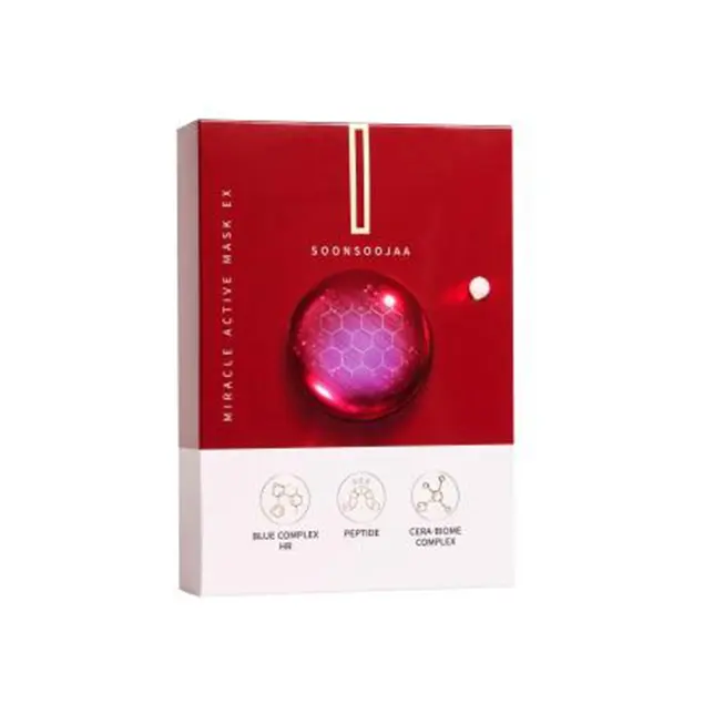 Masque facial au collagène océanique Soins de la peau Forme de masque unilatéral à l'acide hyaluronique organique SOONSOOJAA Masque facial coréen hydratant