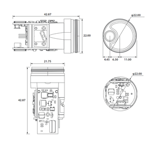 TC22 1000m Micro Time of Flight <strong>Sensor</strong> for Drone <strong>Arduino</strong> Laser Rangefinder <strong>Sensor</strong> LRF Module for Gun Sight - Product Image 3