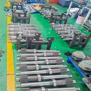 High Quality Large <strong>Module</strong> Long Forging Steel Spur Transmission Gear Shaft <strong>Input</strong> <strong>Output</strong> Drive Spline Heavy Machinery Shaft - Product Image 3