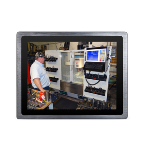 Pantalla integrada industrial de 10,1-23,8 pulgadas Monitor LCD no táctil/resistivo/capacitivo para control CNC/SCADA