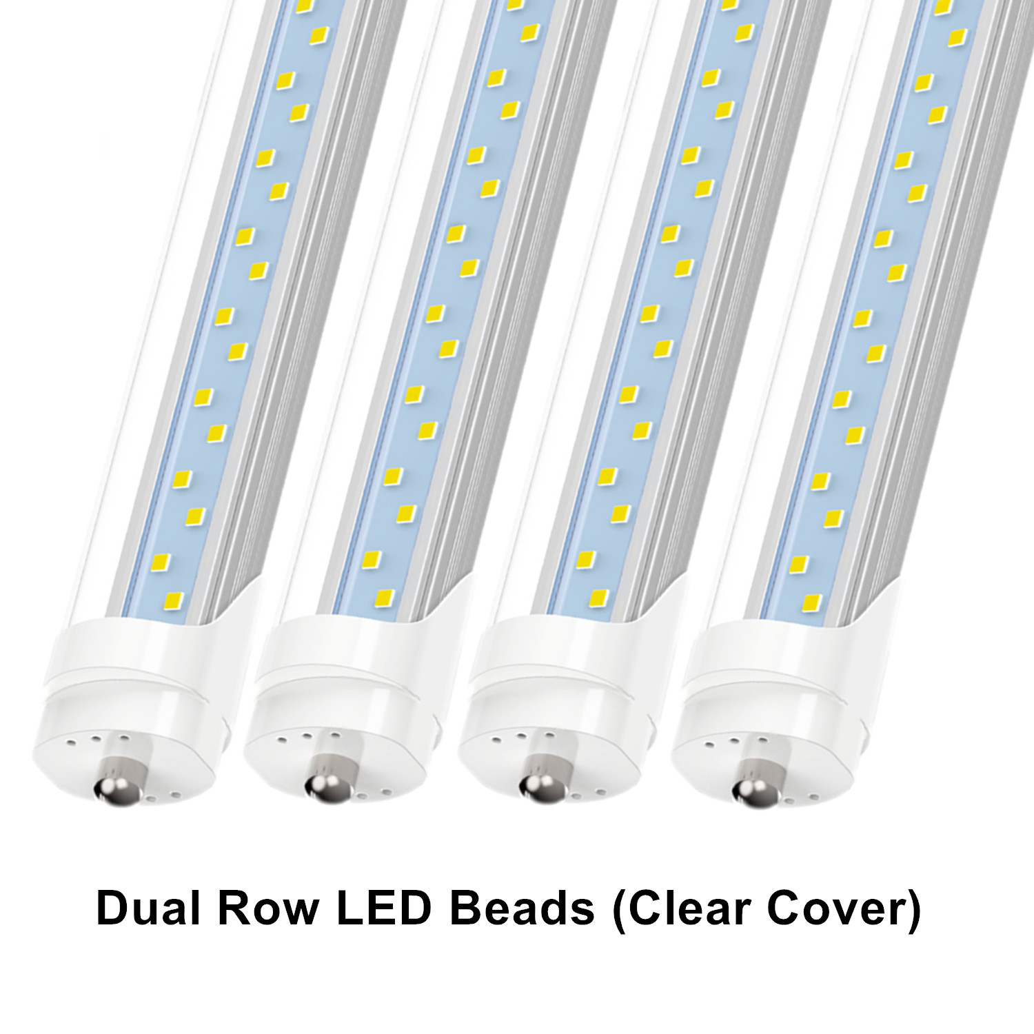 Perles LED à double rangée (couvercle transparent)