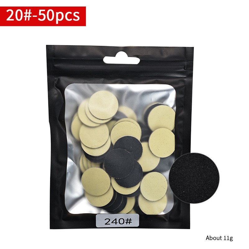 240#Disco de lijado negro de 20 mm.