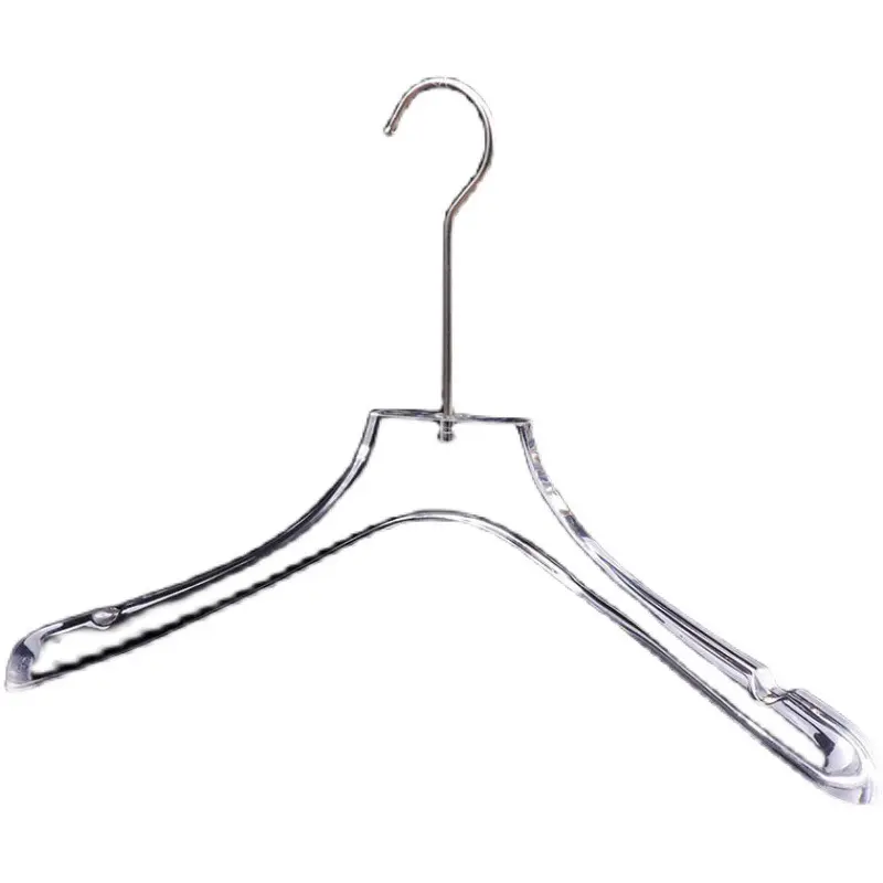 Factory Custom Large Size Recycled Heavy Duty Cheap Acrylic Plastic Coat Hanger With Suit Trouser