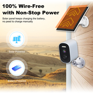 Wire-Free <strong>Camera</strong> 4000mAh Battery <strong>Camera</strong> Long Standby Time 3MP Solar <strong>Camera</strong> PIR Sensor Two Way Audio Cloud Storage - Product Image 3