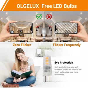 หลอดไฟ LED G4 G4 LED 1.5W, หลอดไฟแชนเดอเลียร์ G4 LED 12V G4โคมไฟระย้าติดผนัง - Product Image 4