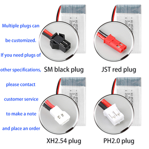 Nhà máy 3.7V 650mAh 852540 25C Li-ion pin cho mô hình kim loại Kid máy bay đồ chơi pin cho Drone - Product Image 4