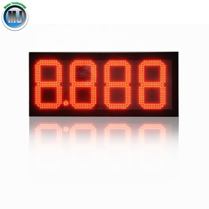 Controllo Wireless outdoor rf led benzina prezzo segno bordo 7 segmenti precios led stazione di servizio - Product Image 3