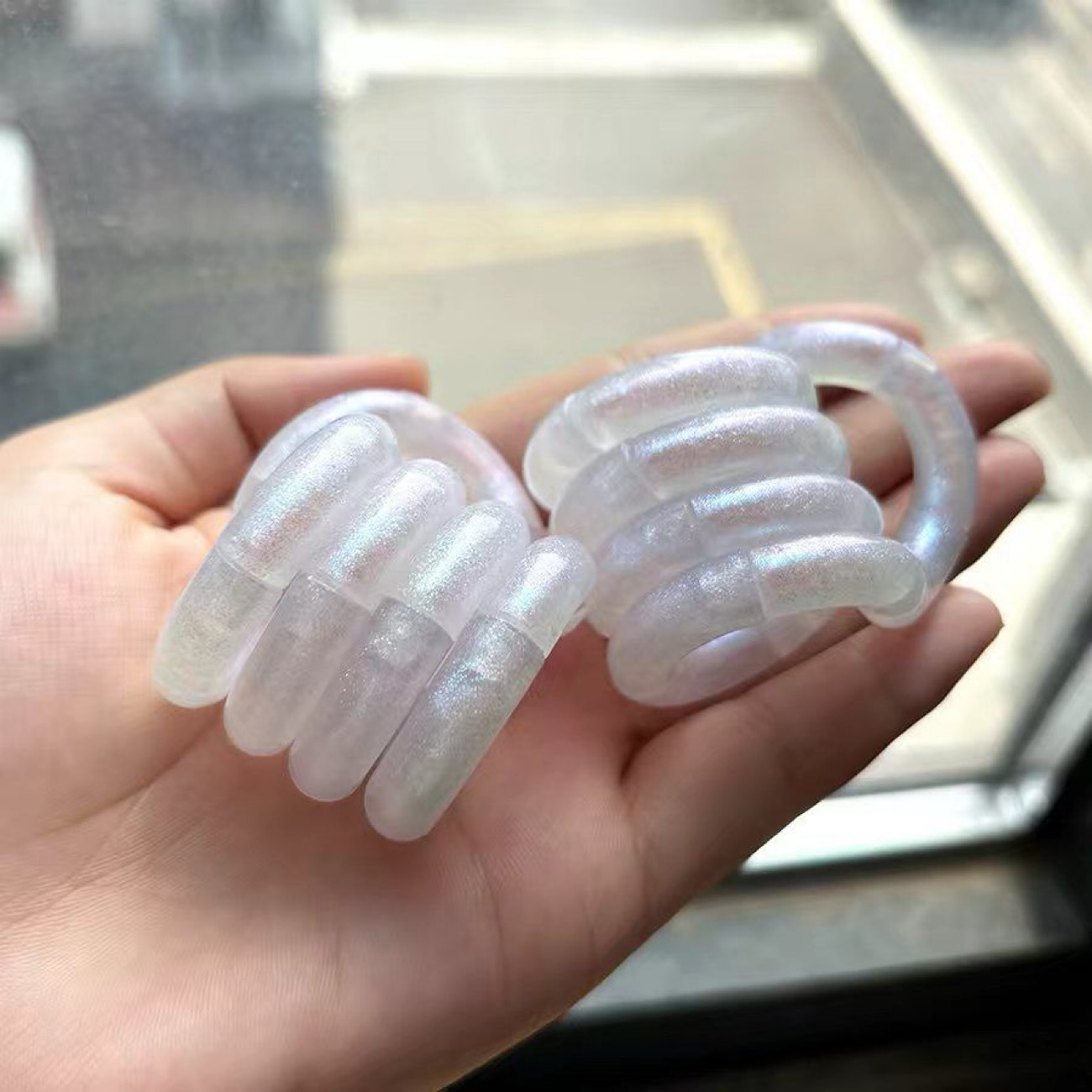 Emballé dans du glace