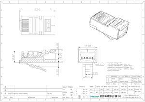 CAT5E RJ45 8P8C Male With Shield Connector - Product Image 6