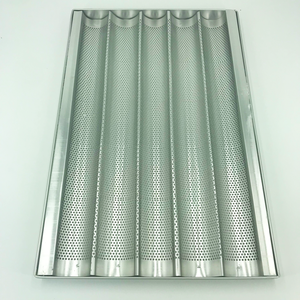 Tùy chỉnh cấp thực phẩm thép không gỉ đục lỗ khay nướng & Pan với lỗ tròn cho các bộ lọc ứng dụng - Product Image 3