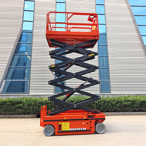 O OEM bonde Scissor o motor silencioso da capacidade de carga da altura 350kg do elevador 10m para o armazém CE interno/ISO certificado garantia de 3 anos